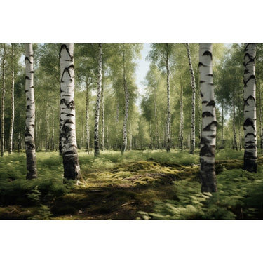 Tableau Forêt Bouleaux